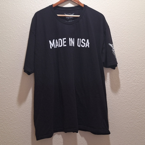 We The People Other - NWOT Black Graphic T-Shirt - Made in USA